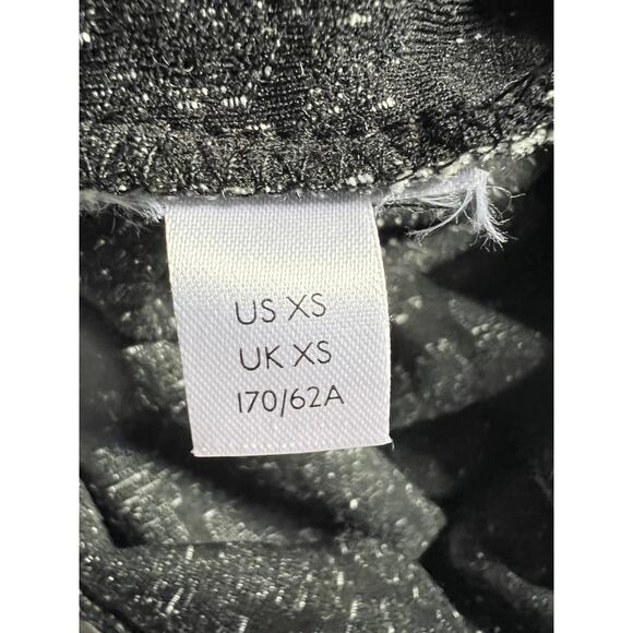 Urban Outfitters Y2K Mini Skirt Floral Black White Extra Small Stretch - Picture 4 of 7